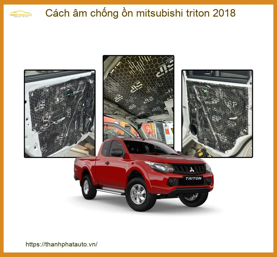 Cách Âm Chống Ồn Mitsubishi Triton 2018 - Địa Chỉ Lắp Đặt Uy Tín TPHCM