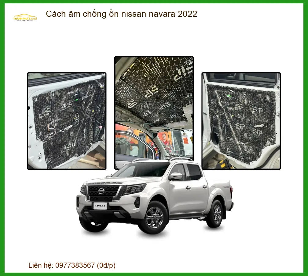 Cách Âm Chống Ồn Nissan Navara 2022 - Trung Tâm Lắp Đặt Uy Tín TPHCM