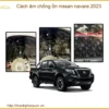 Cách âm chống ồn Nissan Navara 2023