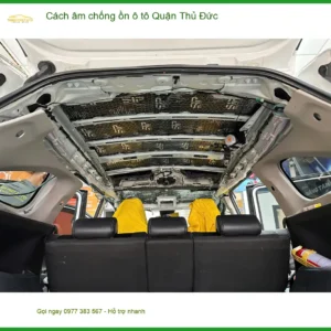 Dịch Vụ Thi Công Cách Âm Chống Ồn Ô Tô Quận Thủ Đức - Thi Công Chuyên Nghiệp