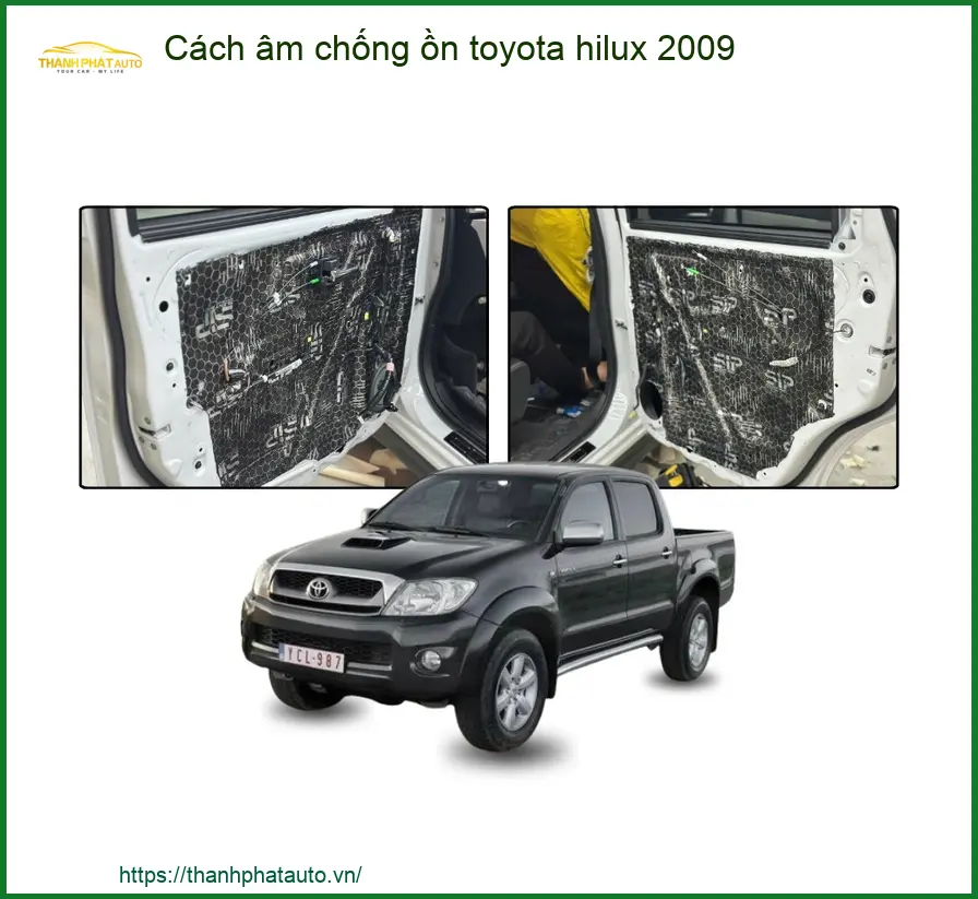 Cách Âm Chống Ồn Toyota Hilux 2009 - Nơi Nâng Cấp Giá Tốt TPHCM
