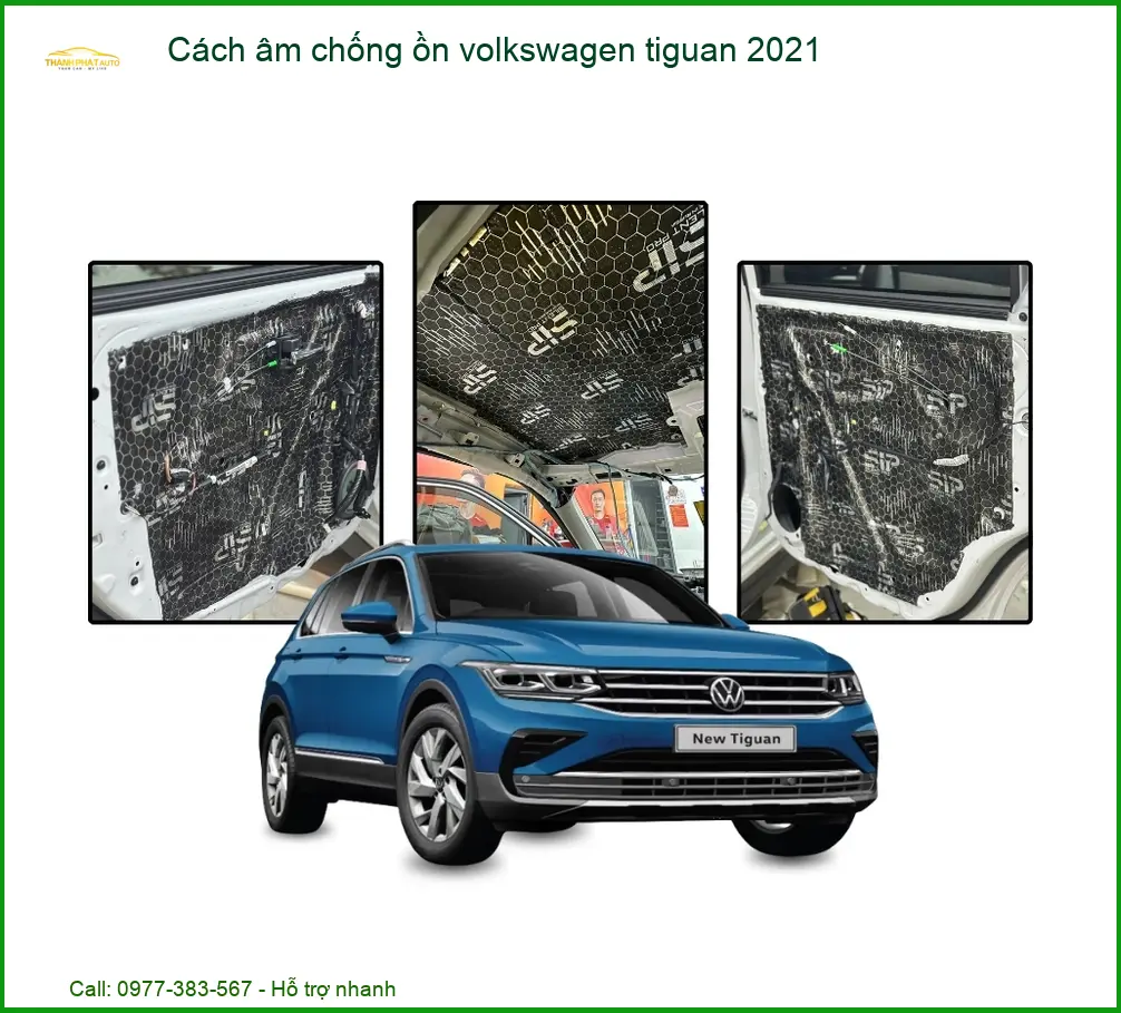 Cách Âm Chống Ồn Volkswagen Tiguan 2021 - Trung Tâm Lắp Đặt Uy Tín TPHCM