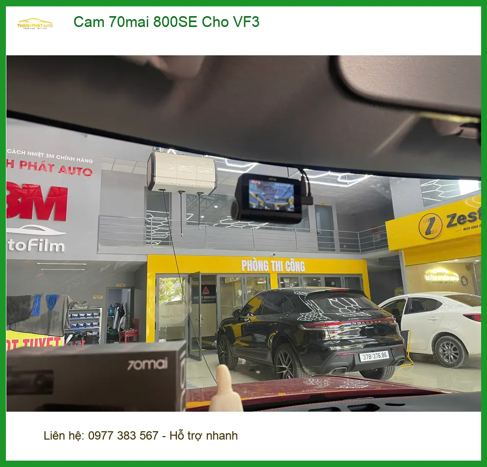 Anh Tùng lắp Camera 70mai 800SE cho VinFast VF3 ở Quận 11 ảnh thực tế 2