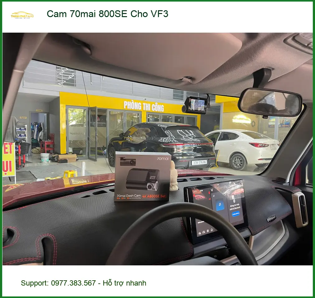 Anh Tùng lắp Camera 70mai 800SE cho VinFast VF3 ở Quận 11 ảnh thực tế 3