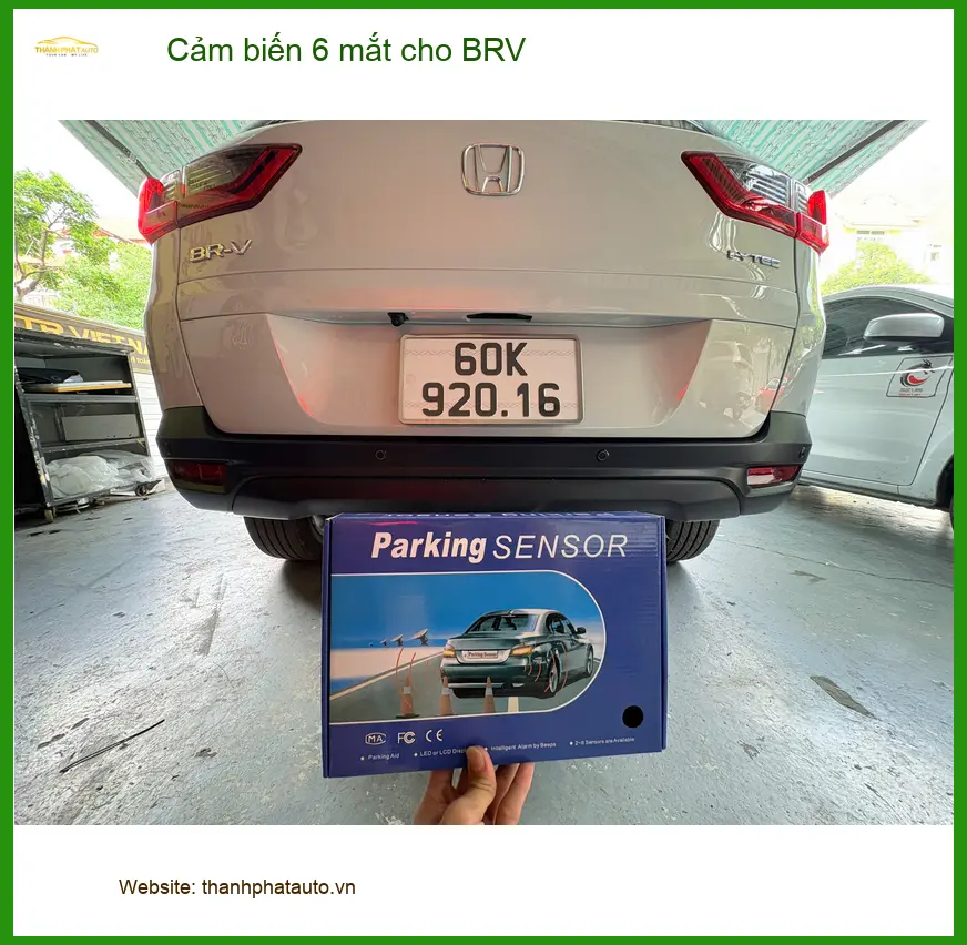 Anh Long lắp Cảm biến 6 mắt cho Honda BRV tại Quận 2 để đảm bảo an toàn tối đa ảnh thực tế 2