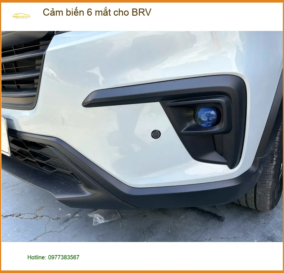 Anh Tấn Phát lắp cảm biến 6 mắt cho BRV tại Quận 12 để tự tin đỗ xe ảnh thực tế 2