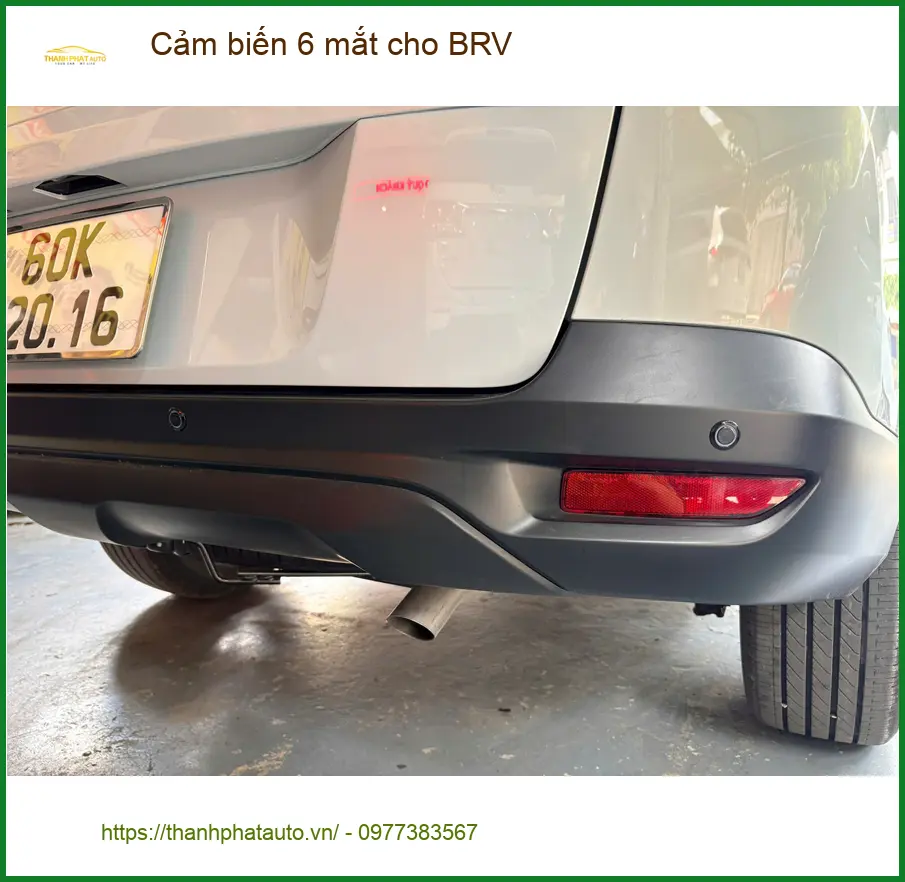 Anh Tấn Phát lắp cảm biến 6 mắt cho BRV tại Quận 12 để tự tin đỗ xe ảnh thực tế 3