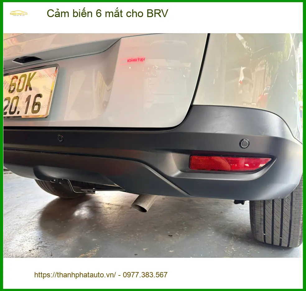Anh Long lắp Cảm biến 6 mắt cho Honda BRV tại Quận 2 để đảm bảo an toàn tối đa ảnh thực tế 3