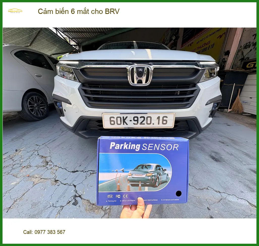 Anh Long lắp Cảm biến 6 mắt cho Honda BRV tại Quận 2 để đảm bảo an toàn tối đa ảnh thực tế 4