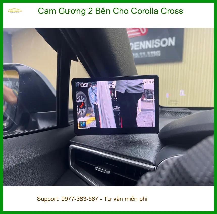Anh Nam lắp cam gương 2 bên cho Corolla Cross tại Quận Huyện Cần Giờ
