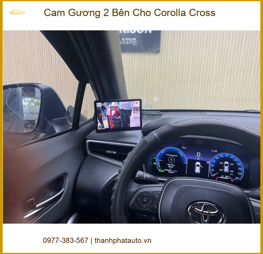 Anh Nam lắp cam gương 2 bên cho Corolla Cross tại Quận Huyện Cần Giờ ảnh thực tế 2