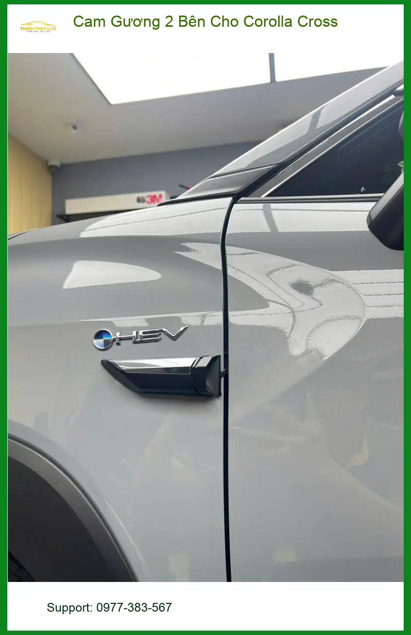 Anh Dũng lắp Cam Gương 2 Bên Cho Corolla Cross tại Quận 9 để lái xe an toàn hơn ảnh thực tế 2