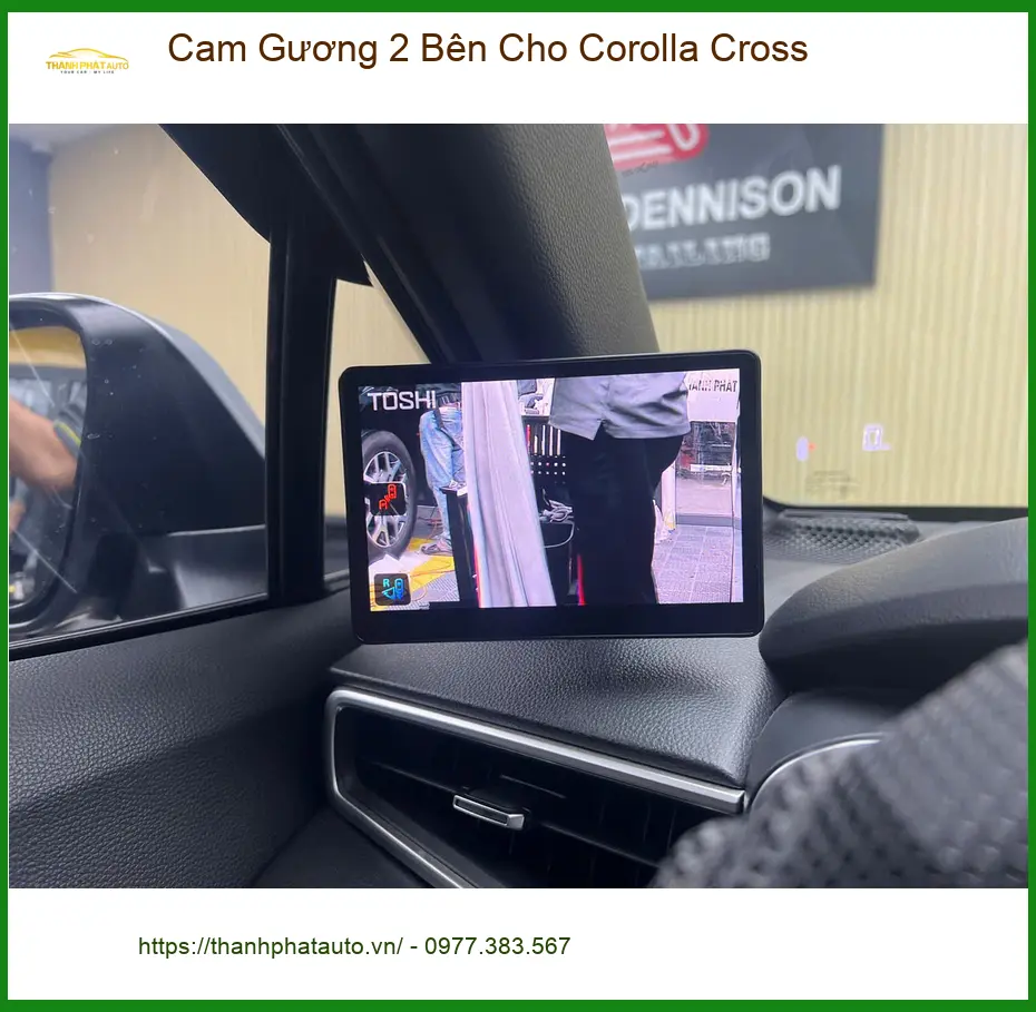 Anh Dũng lắp Cam Gương 2 Bên Cho Corolla Cross tại Quận 9 để lái xe an toàn hơn ảnh thực tế 4