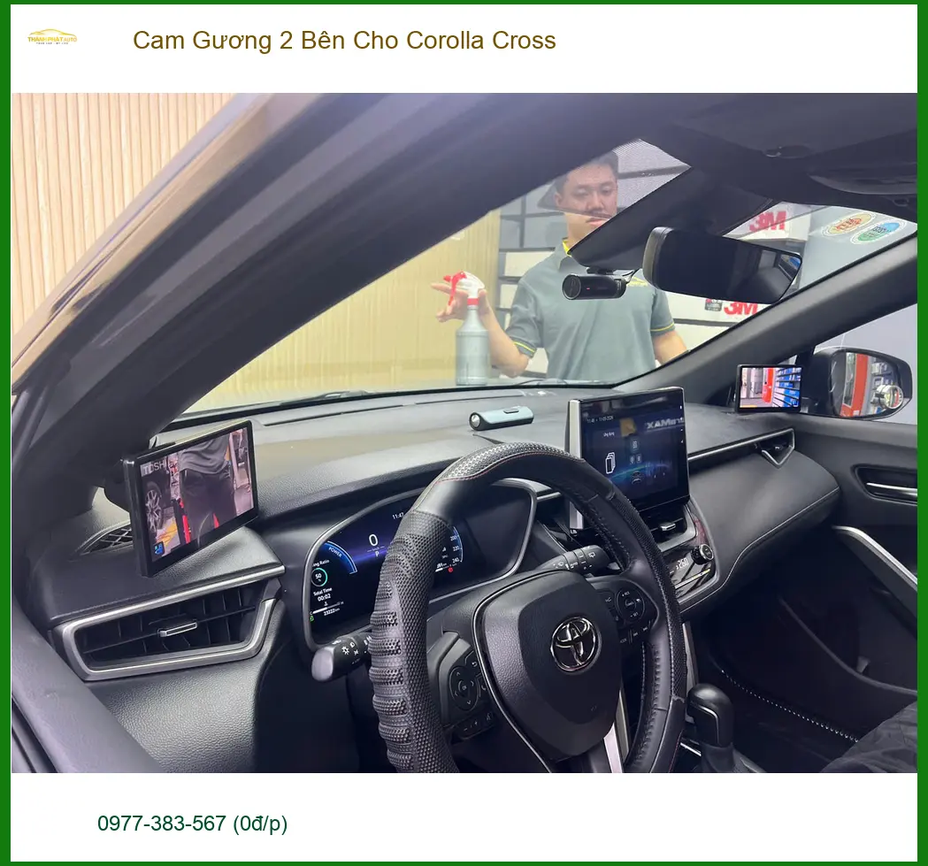 Anh Nam lắp cam gương 2 bên cho Corolla Cross tại Quận Huyện Cần Giờ ảnh thực tế 5
