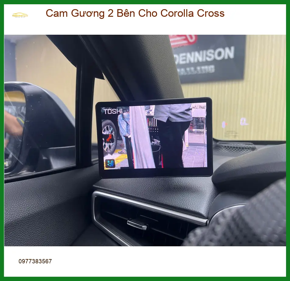 Anh Quang lắp Cam Gương 2 Bên cho Corolla Cross Quận 2 để tránh điểm mù khi lùi xe