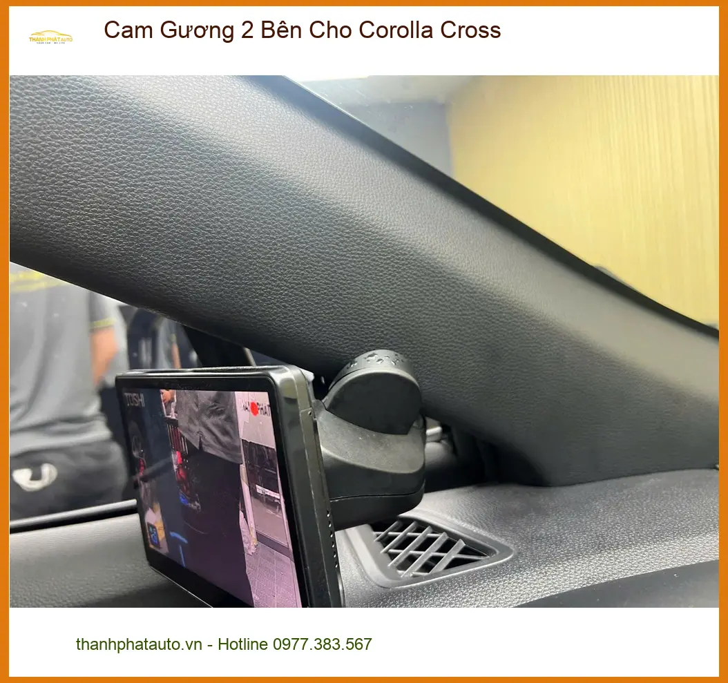 Chú Phát lắp cam gương 2 bên cho Corolla Cross tại Quận 12 để lái xe an toàn hơn ảnh thực tế 3