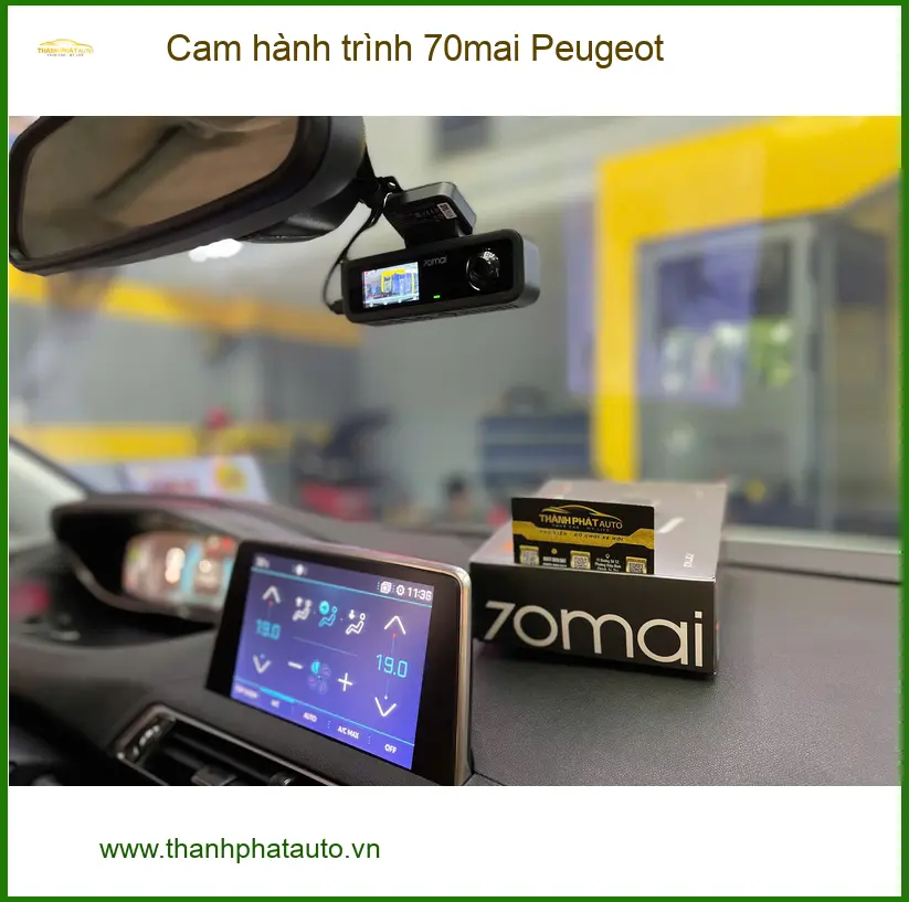 Anh Minh lắp cam hành trình 70mai Peugeot 5008 tại Quận Thủ Đức ảnh thực tế 3