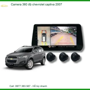 Camera 360 độ Chevrolet Captiva 2007 - Nơi Gắn Uy Tín TPHCM