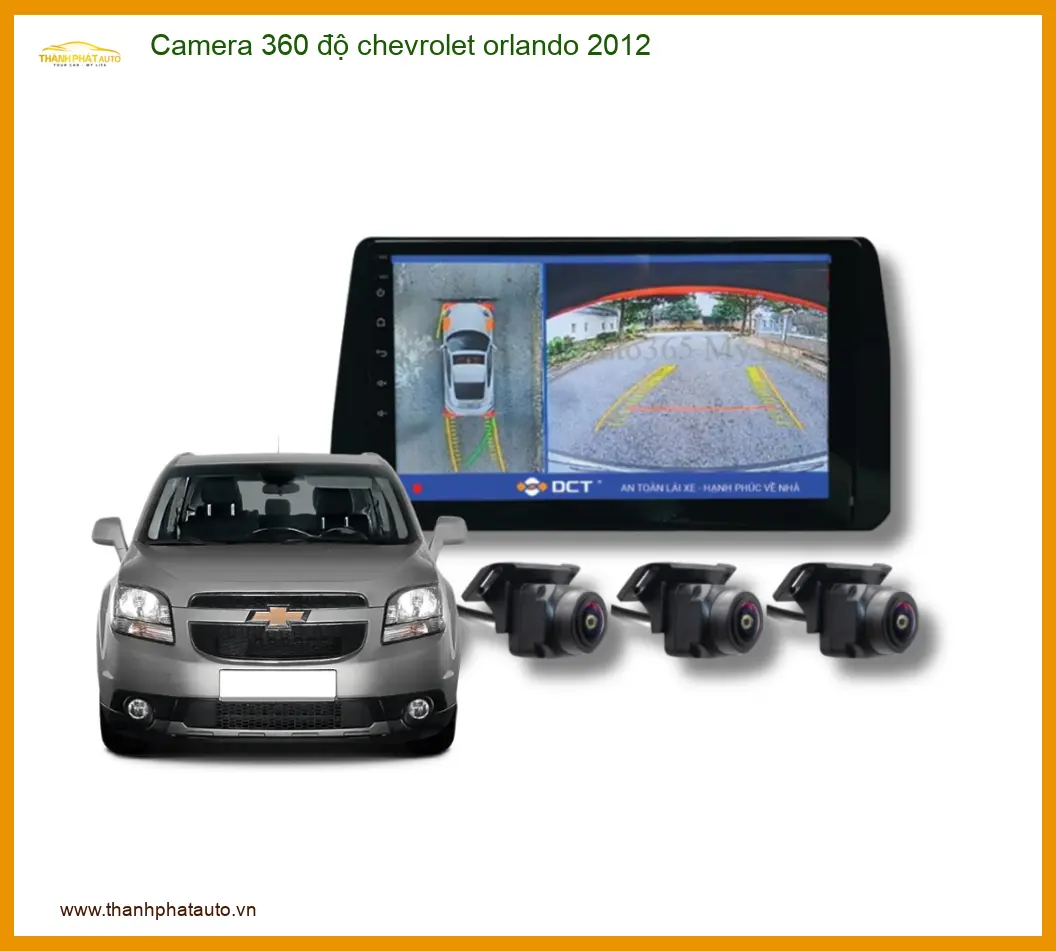 Camera 360 độ Chevrolet Orlando 2012 - Trung Tâm Gắn Chính Hãng TPHCM