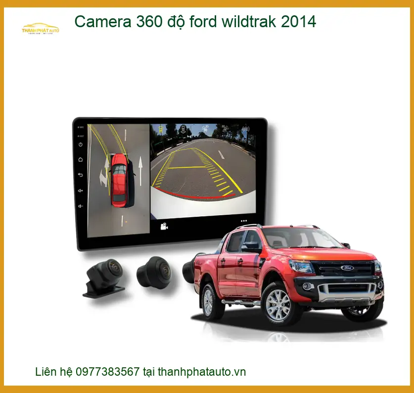 Camera 360 độ Ford Wildtrak 2014 - Trung Tâm Lắp Đặt Chính Hãng TPHCM