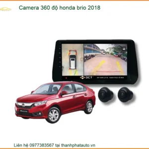 Camera 360 Độ Honda Brio 2018 Chính Hãng – Hỗ Trợ Lái Xe An Toàn