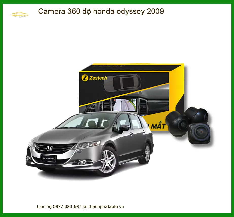 Camera 360 độ Honda Odyssey 2009 - Địa Chỉ Lắp Đặt Chính Hãng TPHCM
