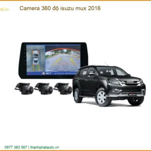 Lắp Đặt Camera 360 Độ Isuzu Cho Dòng Xe Isuzu Mux 2016 Chuyên Nghiệp