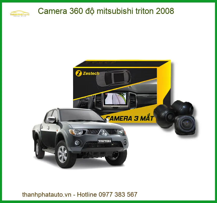 Camera 360 độ Mitsubishi Triton 2008 - Địa Chỉ Lắp Đặt Uy Tín TPHCM