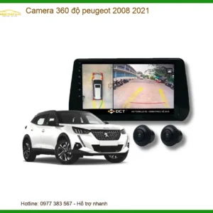 Camera 360 độ Peugeot 2008 2021 - Trung Tâm Lắp Đặt Chính Hãng Uy Tín TPHCM