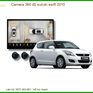 Camera 360 Độ Suzuki Swift 2010 Chính Hãng – Tăng Cường An Toàn Khi Lái Xe