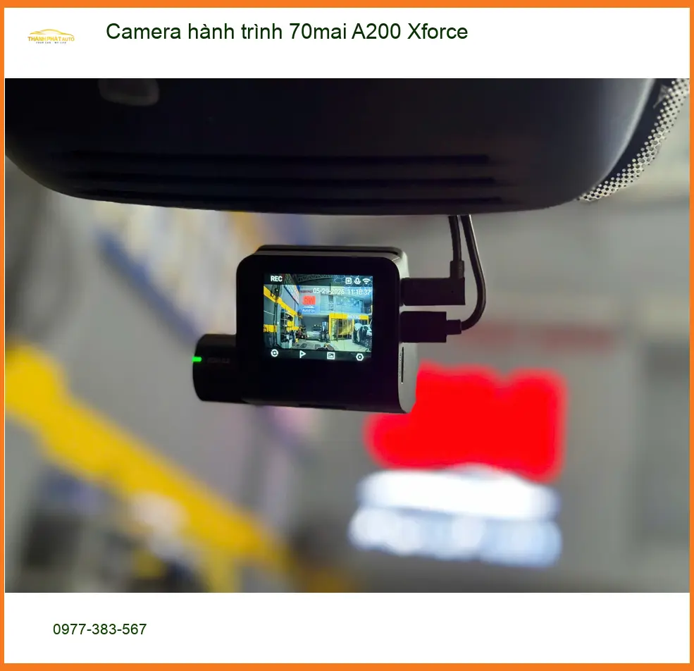 Anh Kiên lắp Camera hành trình 70mai A200 Xforce cho Honda CRV tại Quận 2 ảnh thực tế 2
