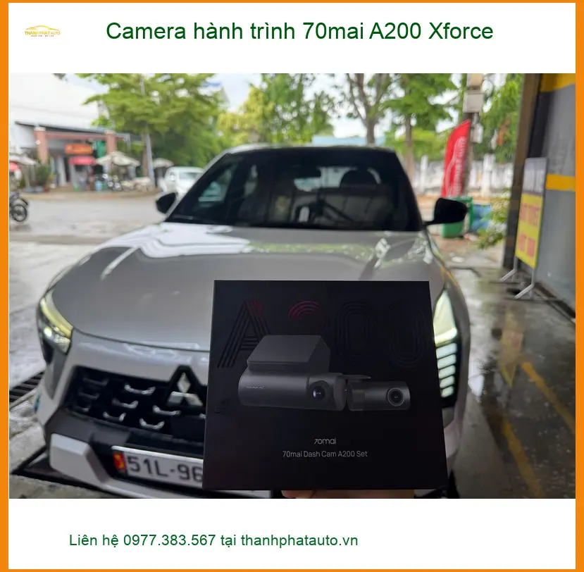 Anh Minh lắp Camera hành trình 70mai A200 Xforce tại Thủ Đức cho Hyundai Accent ảnh thực tế 2