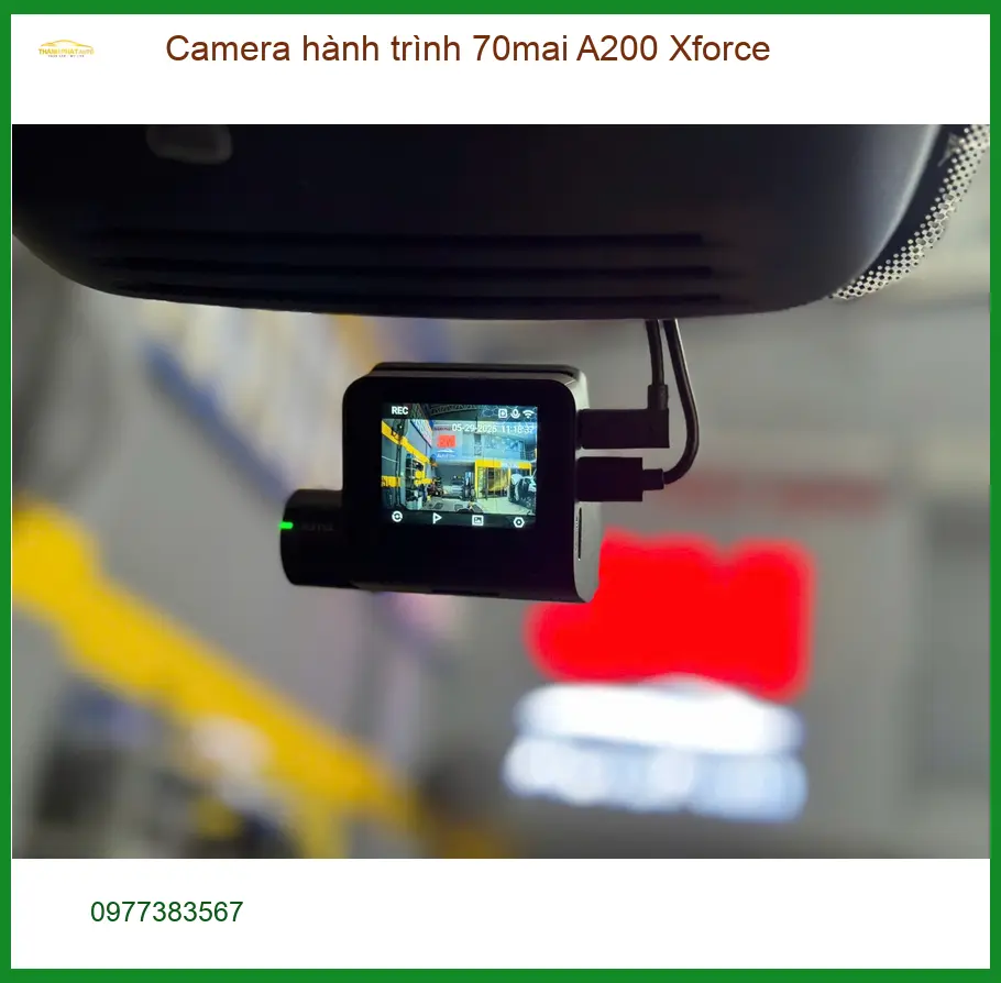 Anh Minh lắp Camera hành trình 70mai A200 Xforce tại Thủ Đức cho Hyundai Accent ảnh thực tế 3