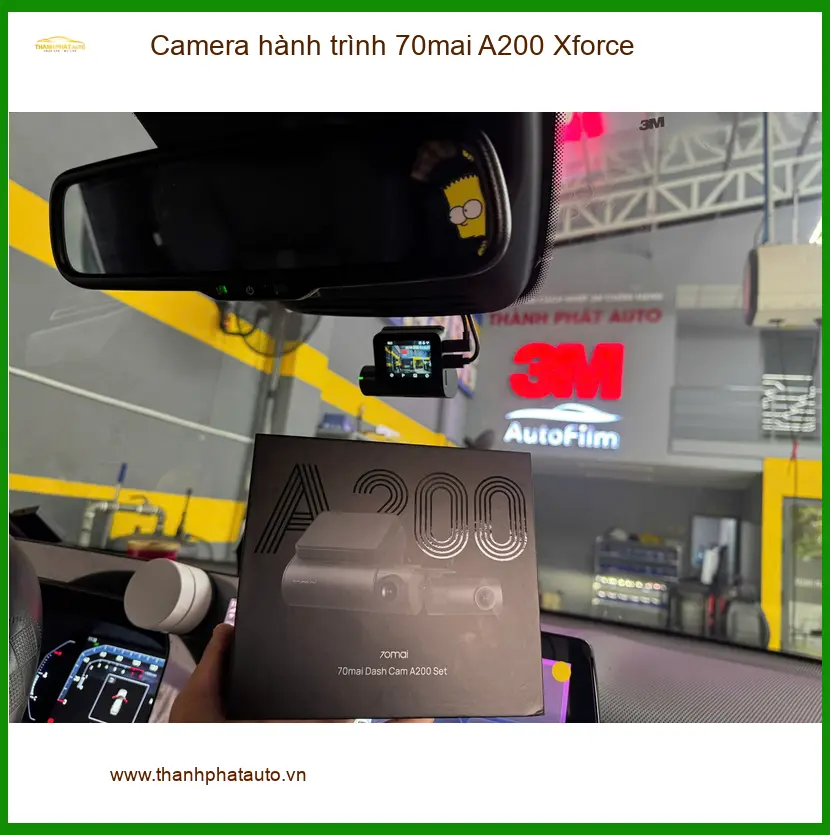 Anh Minh lắp Camera hành trình 70mai A200 Xforce tại Thủ Đức cho Hyundai Accent ảnh thực tế 5
