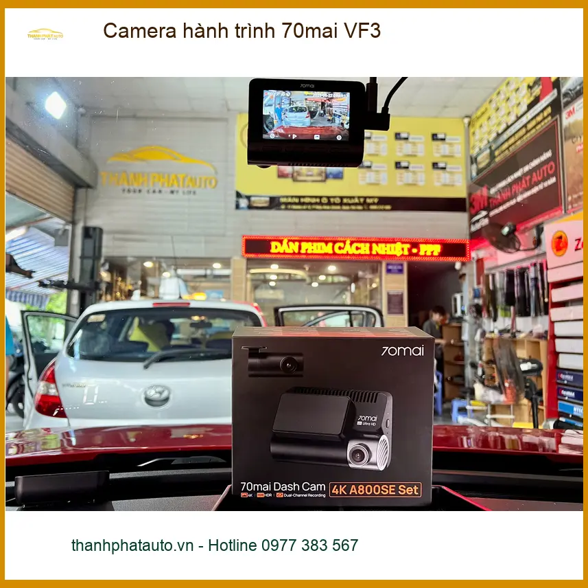 Anh Tấn lắp Camera hành trình 70mai VF3 tại Thủ Đức để an tâm di chuyển ảnh thực tế 2