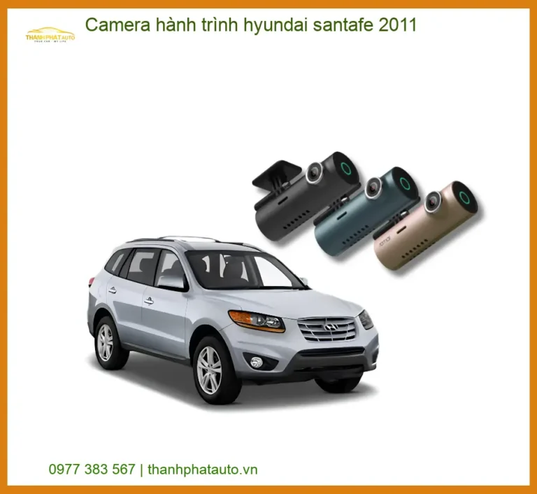 Camera Hành Trình Hyundai Santafe 2011 - Trung Tâm Lắp Đặt Uy Tín TPHCM