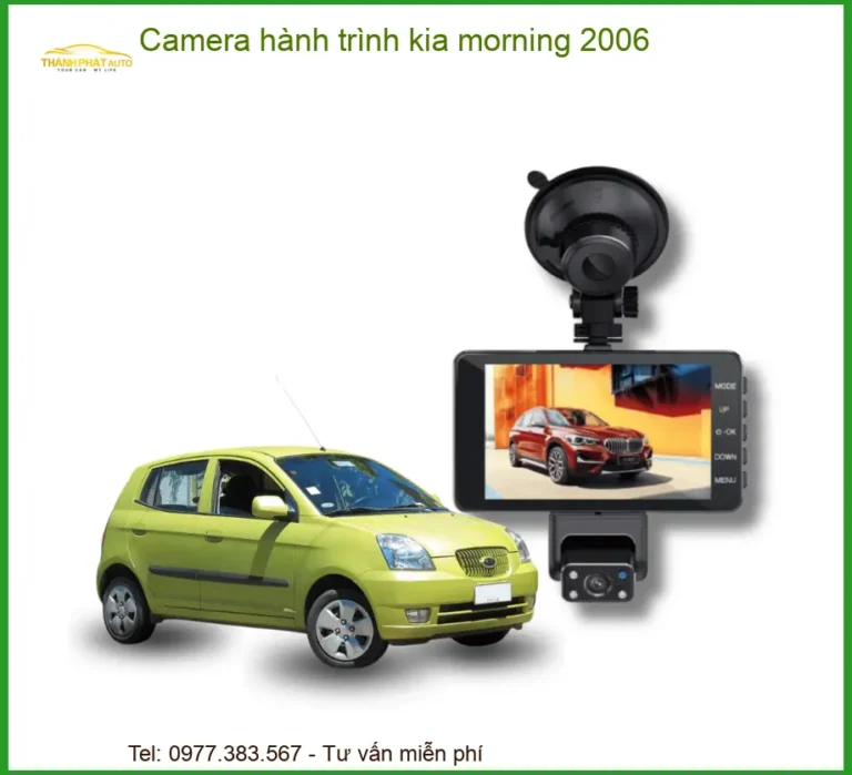 Camera Hành Trình Kia Morning 2006 - Địa Chỉ Lắp Đặt Uy Tín TPHCM