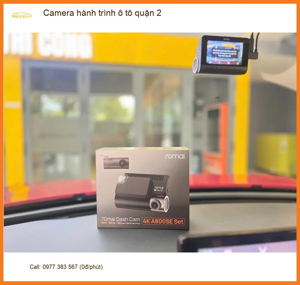 Địa Chỉ Camera Hành Trình Ô Tô Tại Quận 2 - Gắn Nhanh Trong Ngày ảnh thực tế 3