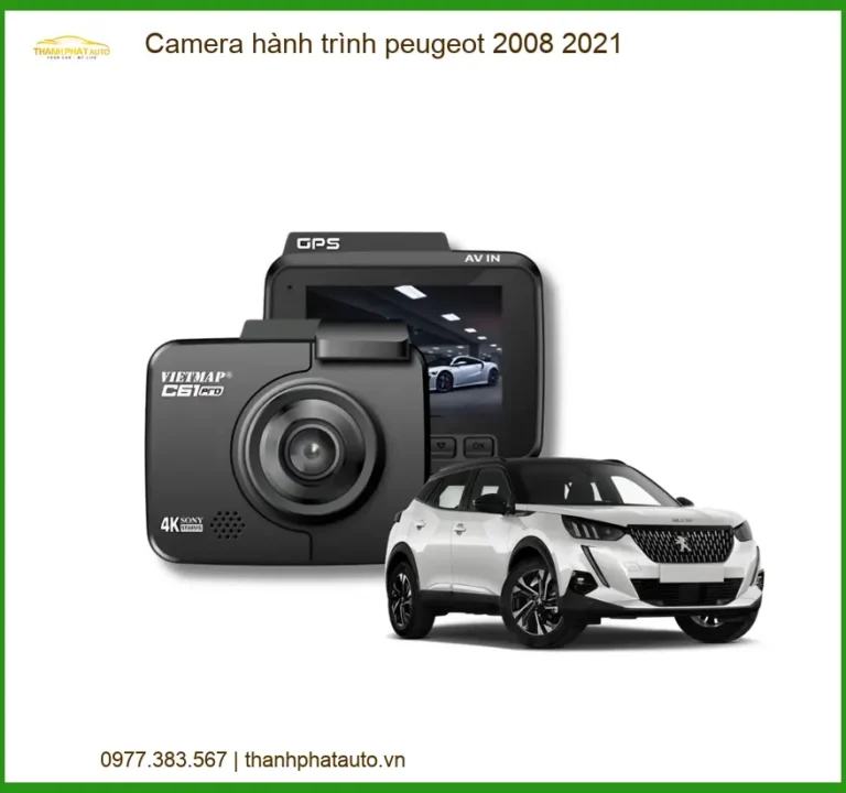 Camera Hành Trình Peugeot 2008 2021 - Địa Chỉ Lắp Đặt Uy Tín TPHCM