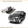 Dán Phim Cách Nhiệt Mitsubishi Triton 2008 – Chống Nóng, Bảo Vệ Nội Thất