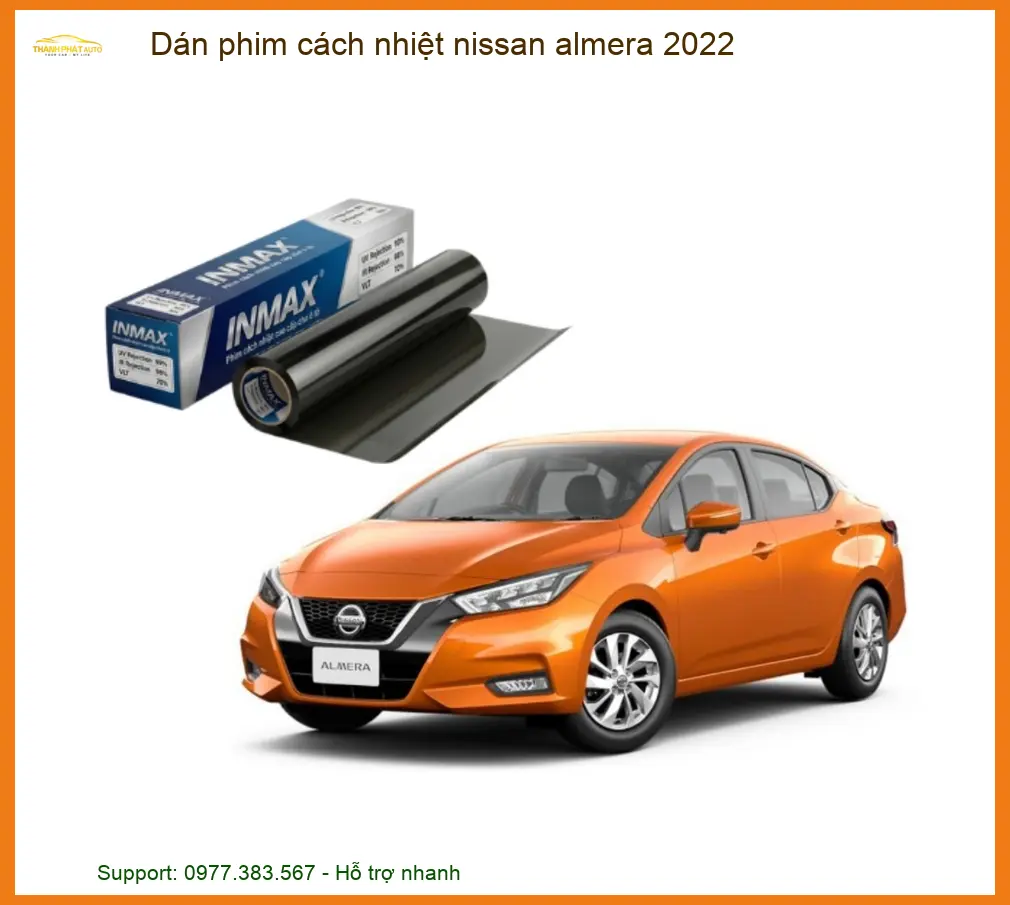 Dán Phim Cách Nhiệt Nissan Almera 2022 - Trung Tâm Gắn Chính Hãng TPHCM