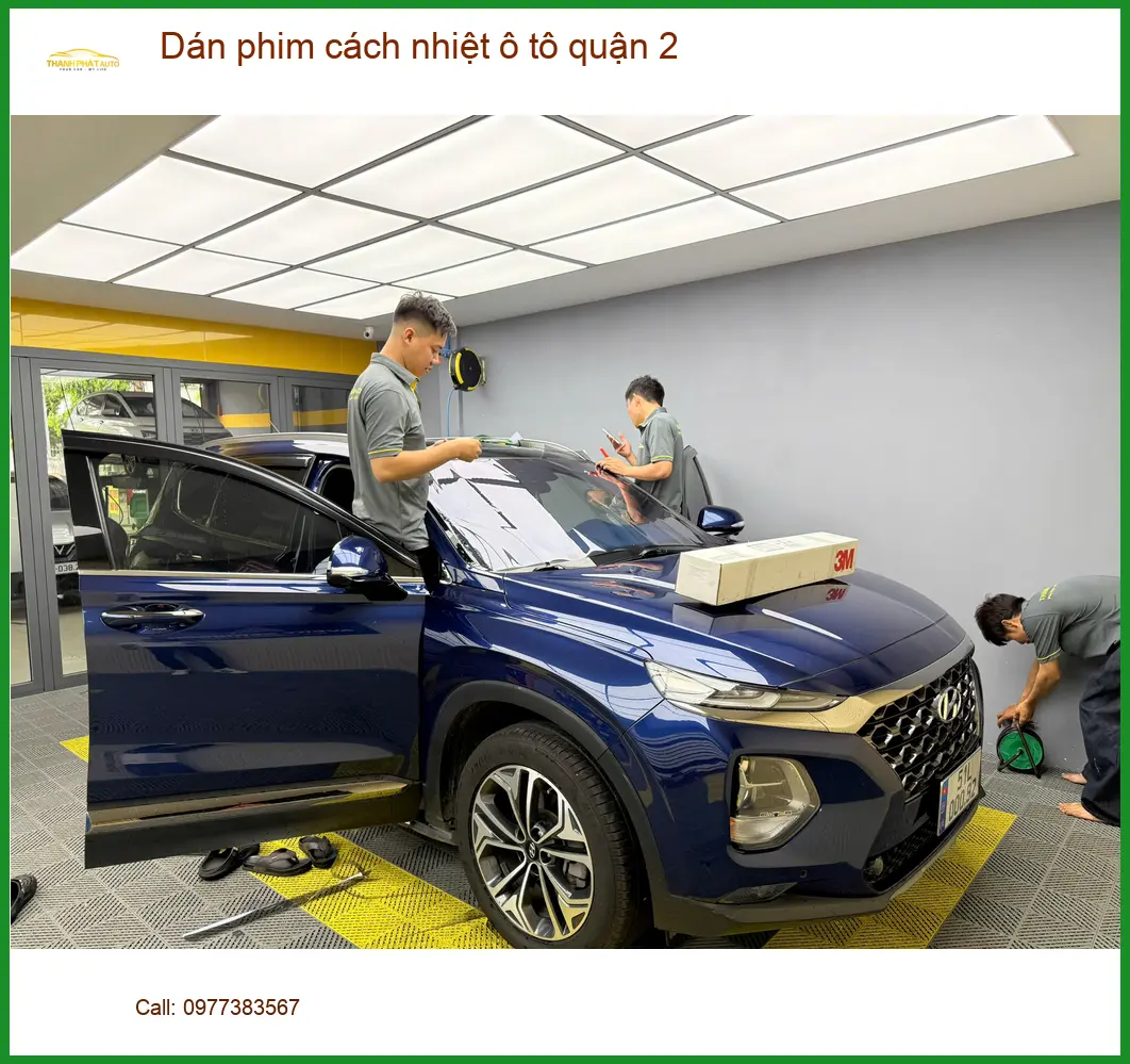 Địa Chỉ Lắp Đặt Phim Cách Nhiệt Ô Tô Tại Quận 2 - Uy Tín TPHCM ảnh thực tế 3