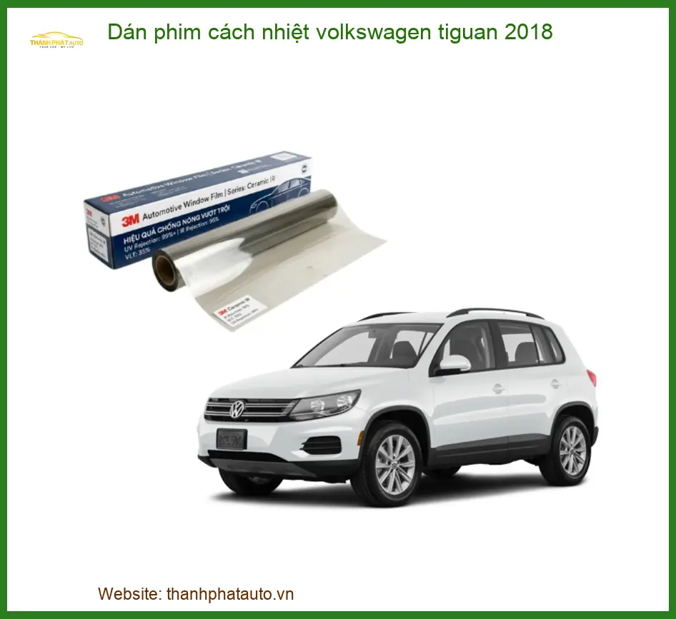 Dán Phim Cách Nhiệt Volkswagen Tiguan 2018 - Địa Chỉ Lắp Đặt Chính Hãng TPHCM