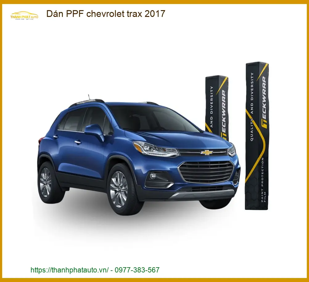 Dán PPF Bảo Vệ Sơn Chevrolet Trax 2017 - Địa Chỉ Thi Công Chính Hãng TPHCM