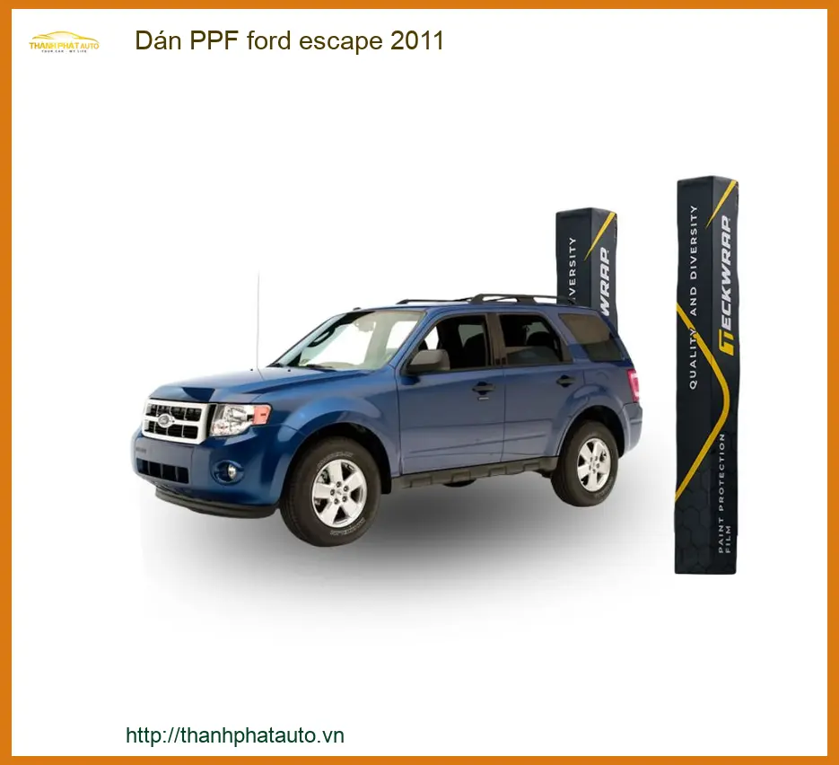 Dán PPF Ford Escape 2011 - Đơn Vị Thi Công Chính Hãng TPHCM