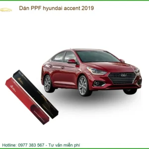 Dán PPF Hyundai Accent 2019 - Trung Tâm Thi Công Chính Hãng TPHCM