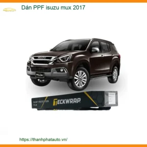 Dán PPF Bảo Vệ Sơn Xe Isuzu Mu-X 2017 - Trung Tâm Lắp Đặt Chính Hãng TPHCM