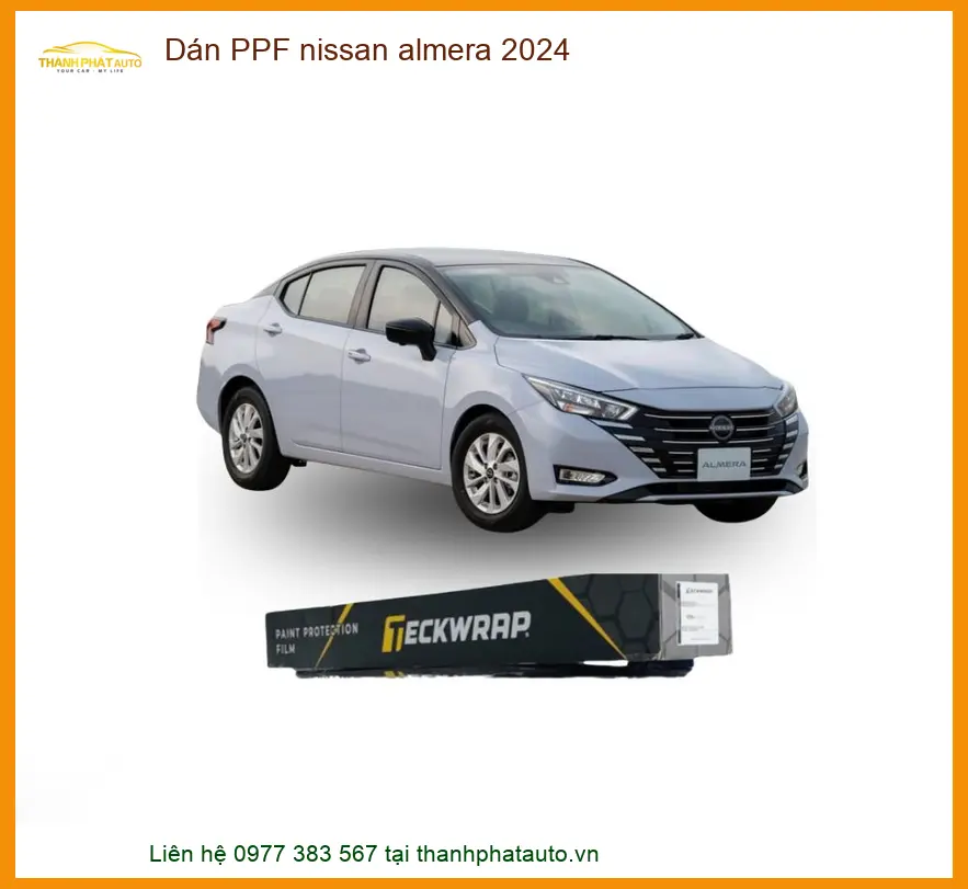 Dán PPF Nissan Almera 2024 - Địa Chỉ Lắp Đặt PPF Chính Hãng Uy Tín TPHCM