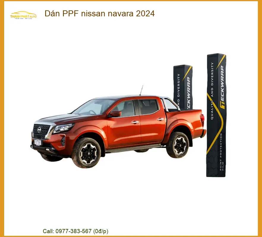 Dán PPF Nissan Navara 2024 - Trung Tâm Lắp Đặt Phim PPF Chính Hãng TPHCM