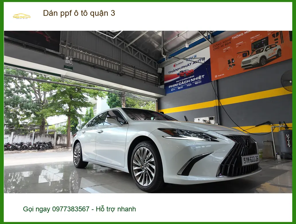 Trung Tâm Dán PPF Ô Tô tại Quận 3 - Thi Công Chuyên Nghiệp ảnh thực tế 2